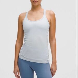Lululemon Ebb to Street Tank Top
 Size 6 PERFECT condition NO flaws Starch Blue